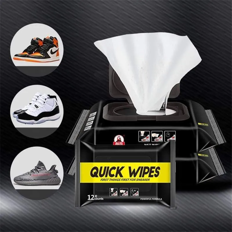 12PCS Disposable wipes for shoes