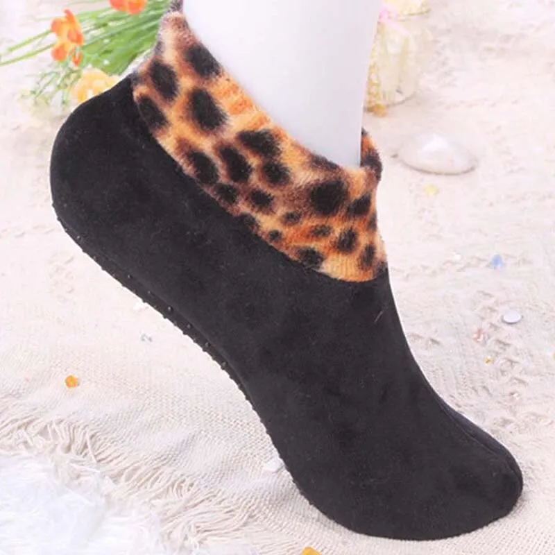 1pair Unisex Thicken Sock Winter Warm Men Women Non Slip Elastic Sock 8 Colors Home Indoor Bed Floor Socks Slipper