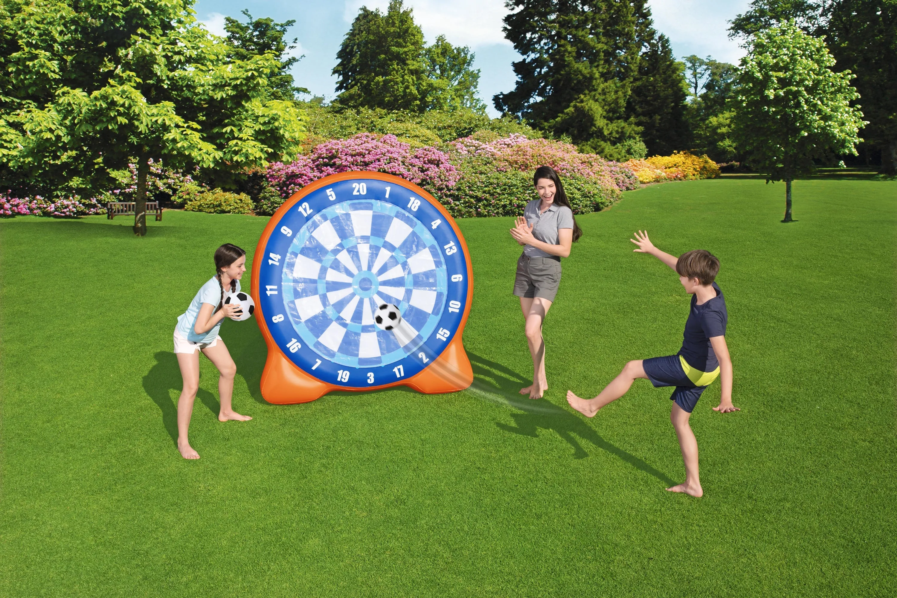 52307 Bestway® 62" x 42" x 62 Air Blast Soccer Yard Game