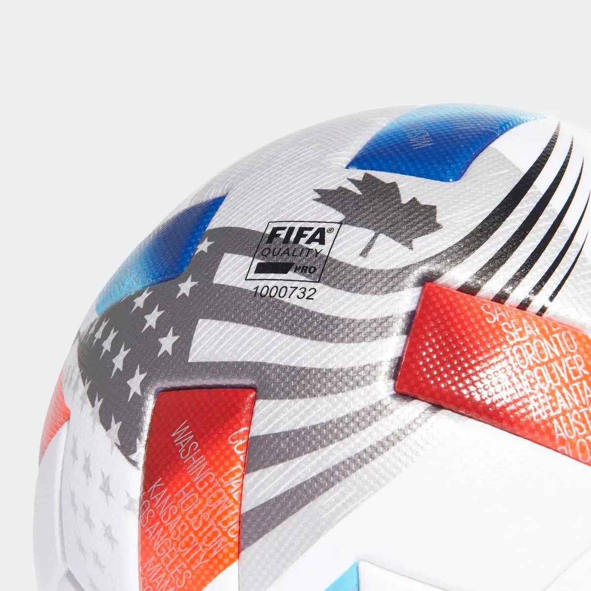 Adidas MLS Pro Ball - White-Blue-Red