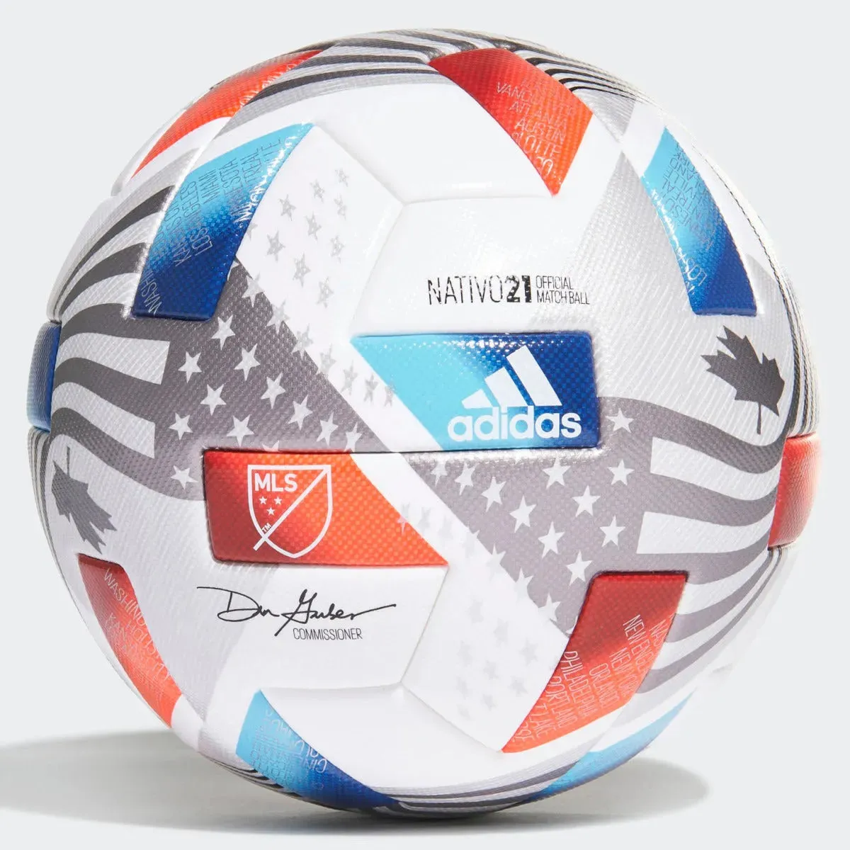 Adidas MLS Pro Ball - White-Blue-Red