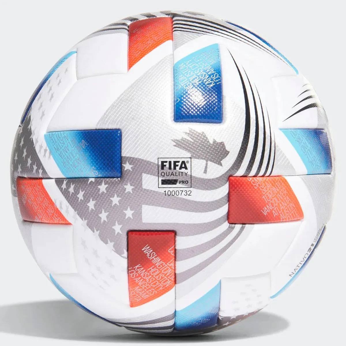 Adidas MLS Pro Ball - White-Blue-Red