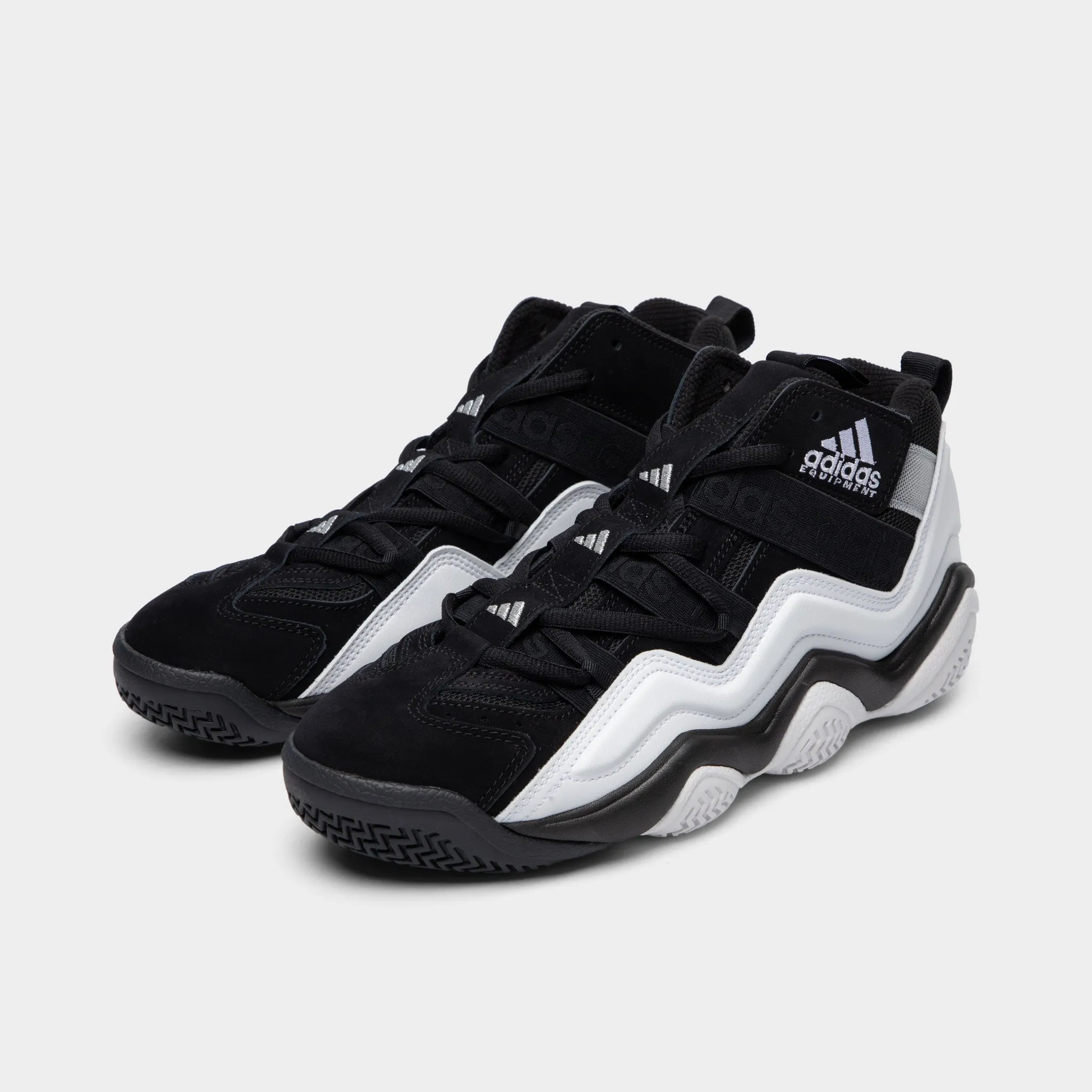 adidas Originals Top Ten 2000 Core Black / Cloud White - Silver Metallic