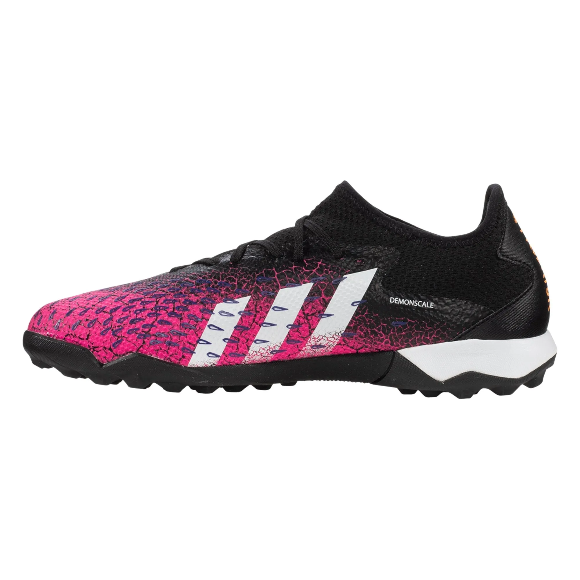 adidas Predator Freak .3 LOW Turf Shoes - Black/White/Shock Pink