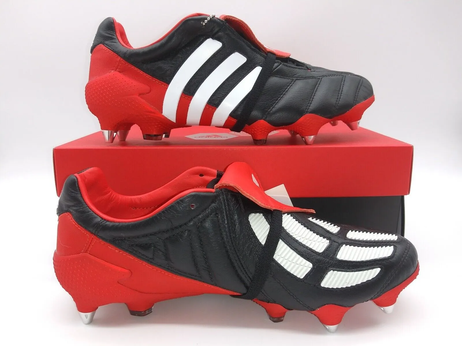 Adidas Predator Mania SG Black Red Limited Edition (Only 2002 Pairs Worldwide)