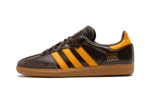 Adidas Samba OG Dark Brown Preloved Yellow