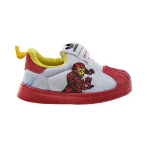 Adidas Superstar 360 I "Marvel Iron Man" Slip-On Toddlers' Shoes White-Red