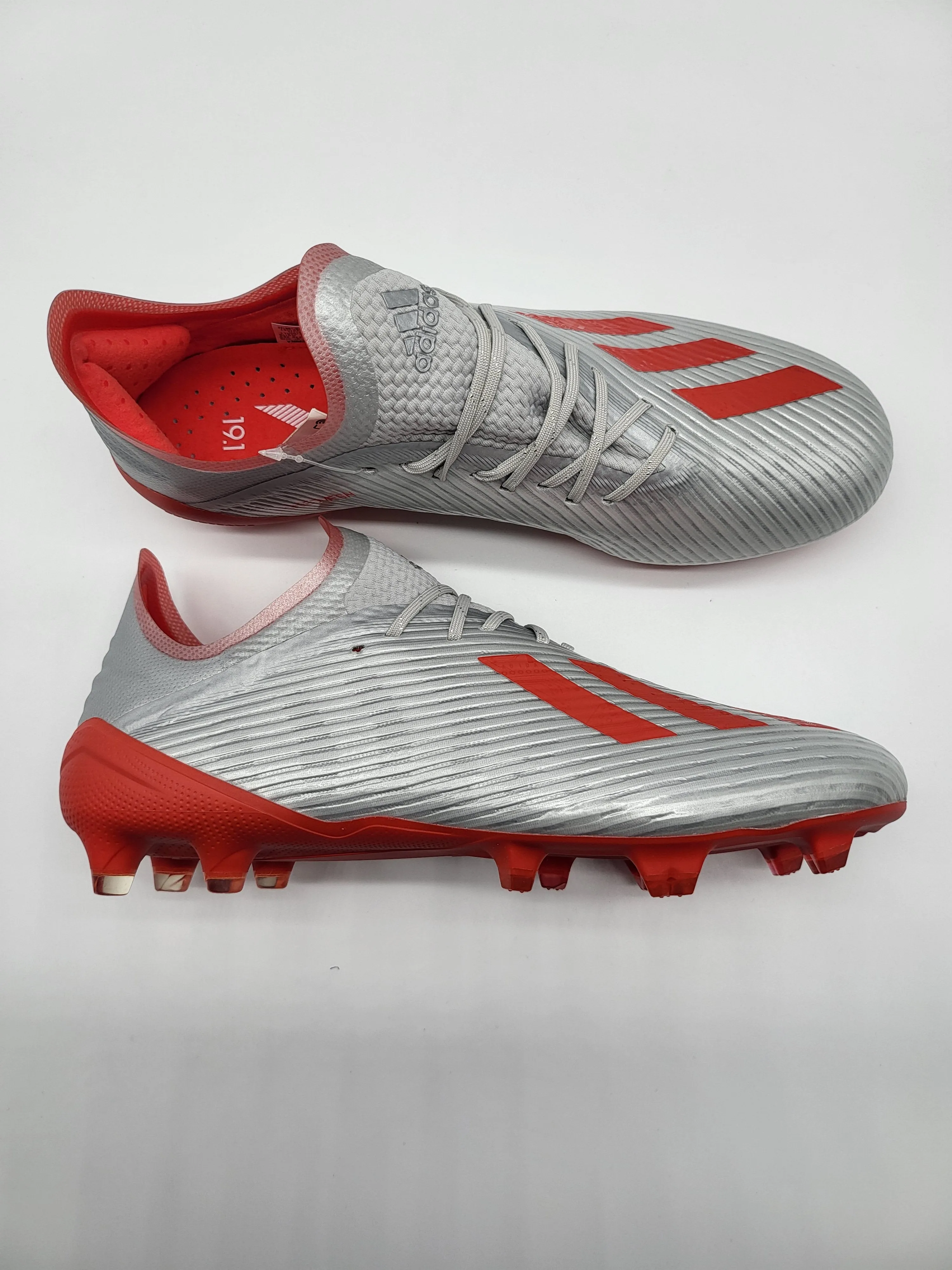 Adidas X 19.1 FG Gray Red