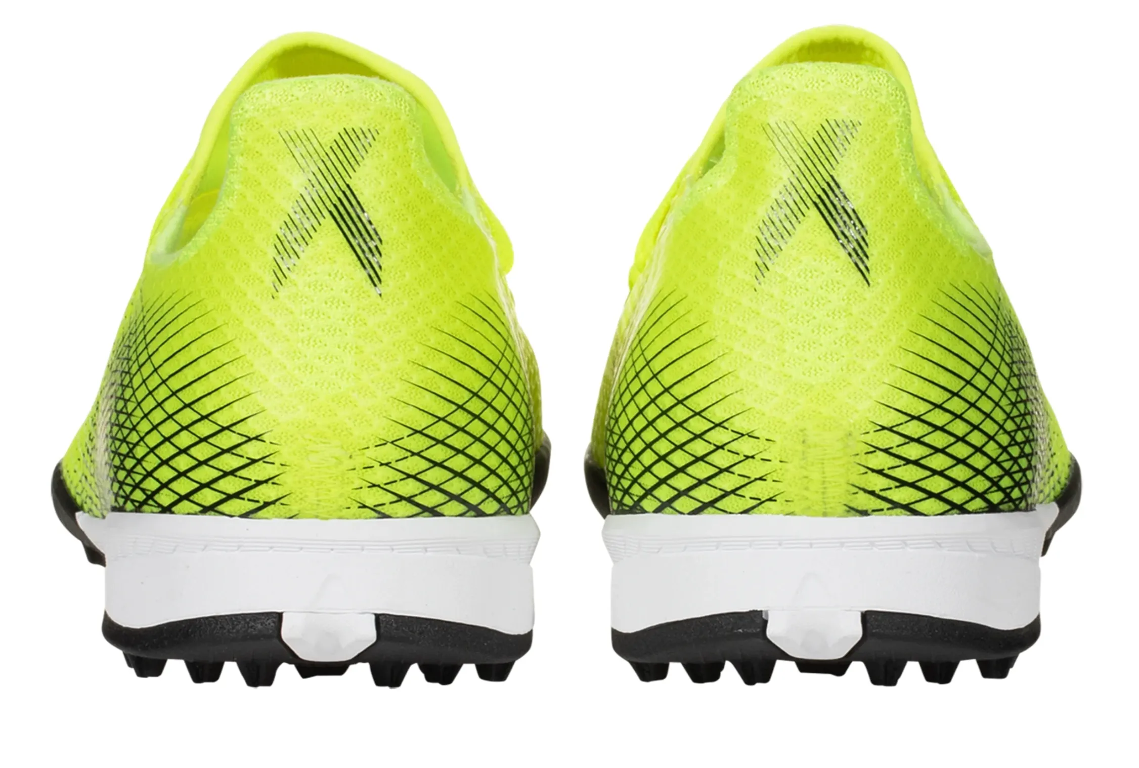 adidas X Ghosted.3 TF JUNIOR Artificial Turf Soccer Shoe - Solar Yellow/Core Black/Team Royal Blue