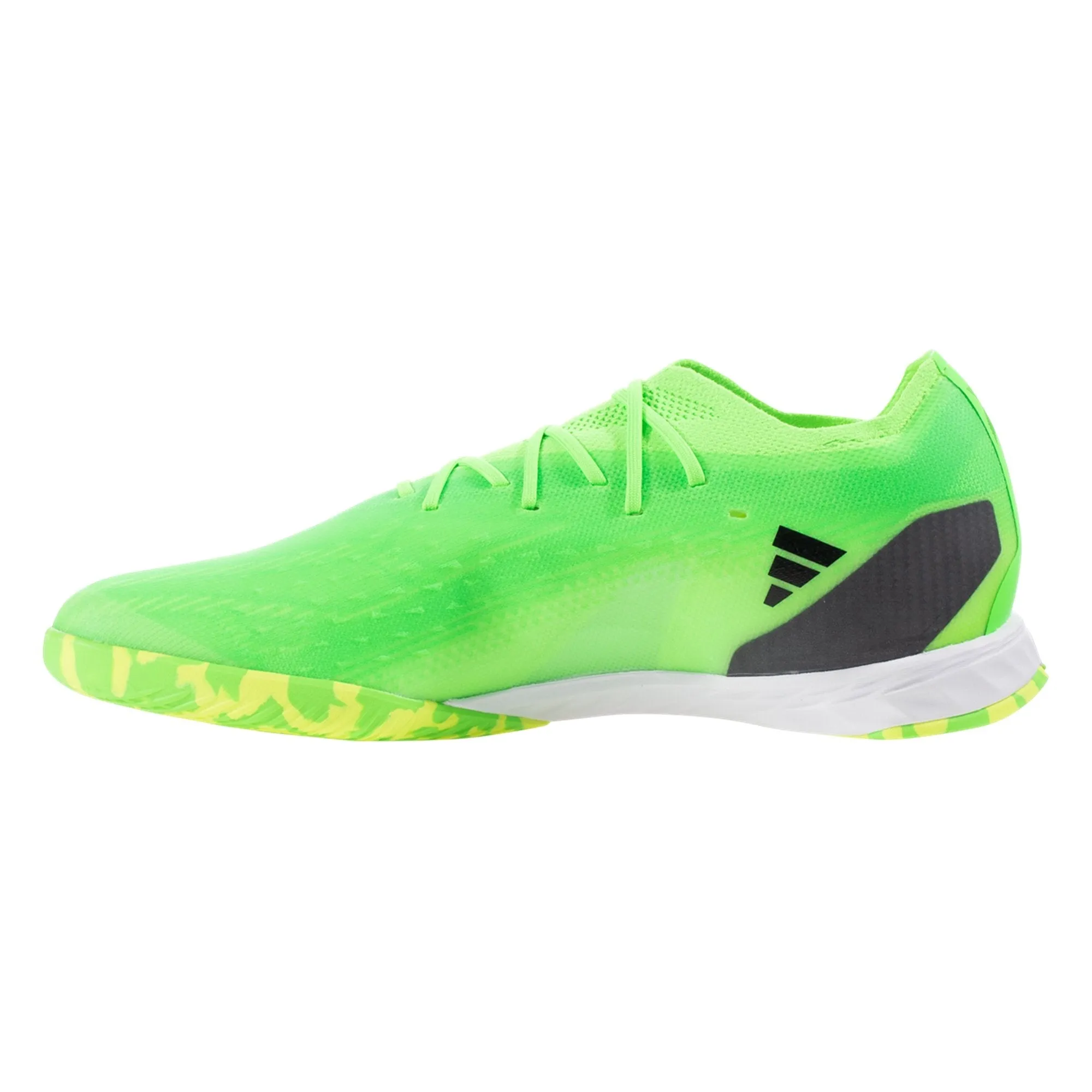 adidas X Speedportal.1 IN Indoor Soccer Shoe - Solar Green/Core Black/Solar Yellow