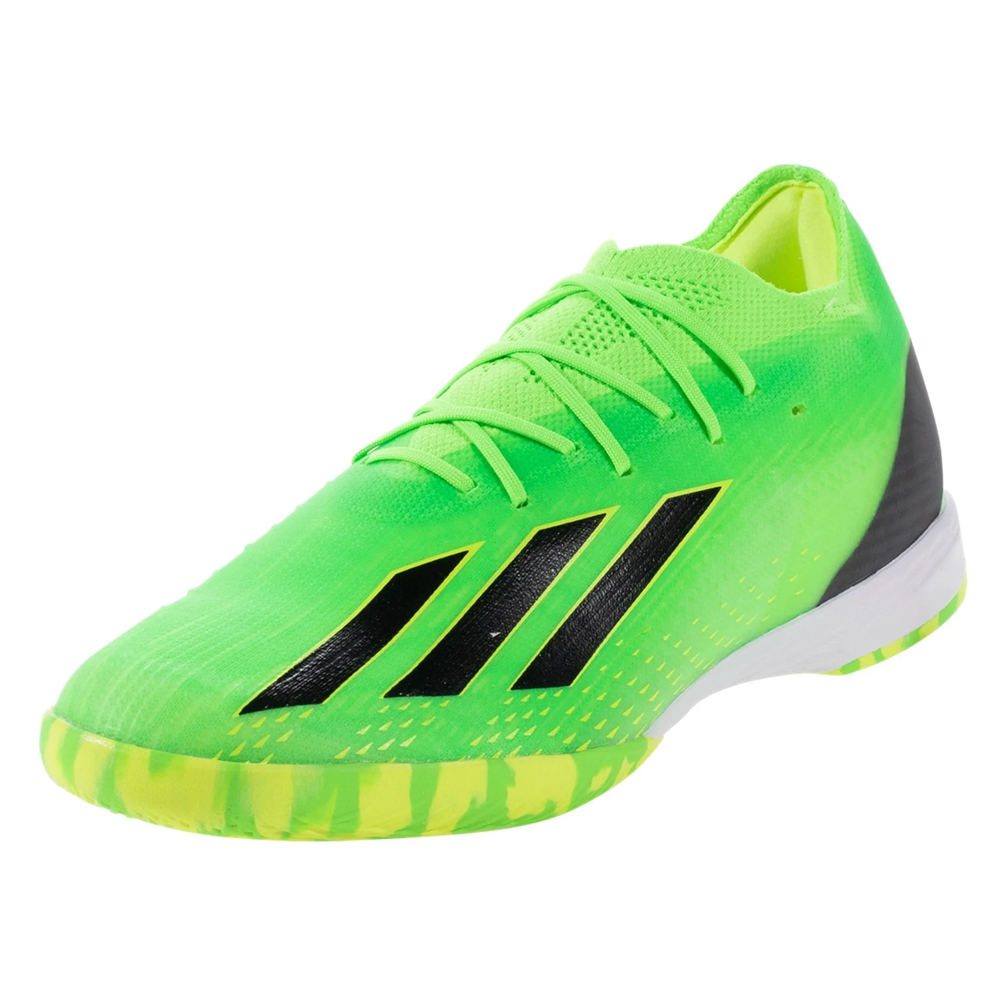 adidas X Speedportal.1 IN Indoor Soccer Shoe - Solar Green/Core Black/Solar Yellow