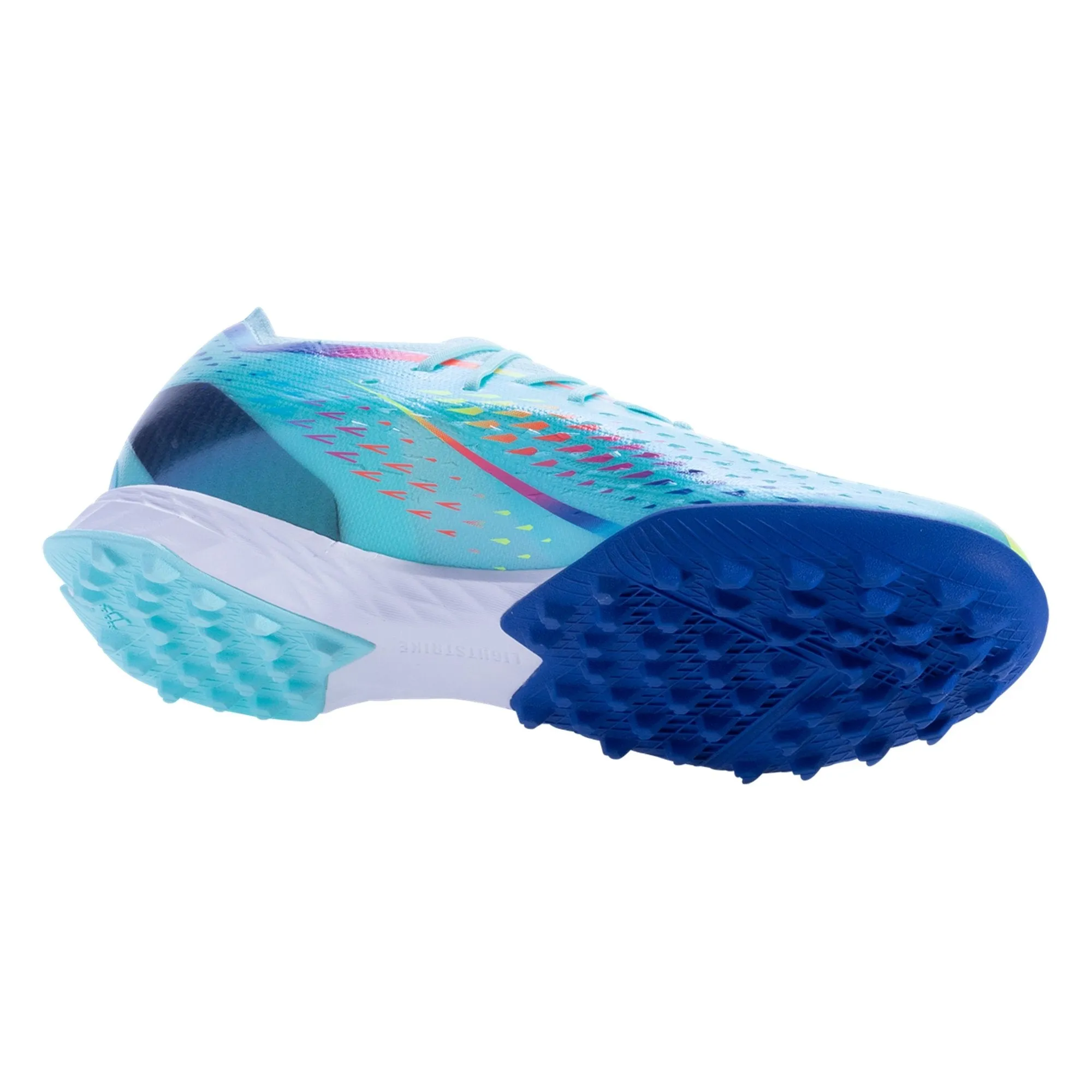 adidas X Speedportal.1 TF Artificial Turf Soccer Shoe - Clear Aqua/Solar Red/Power Blue