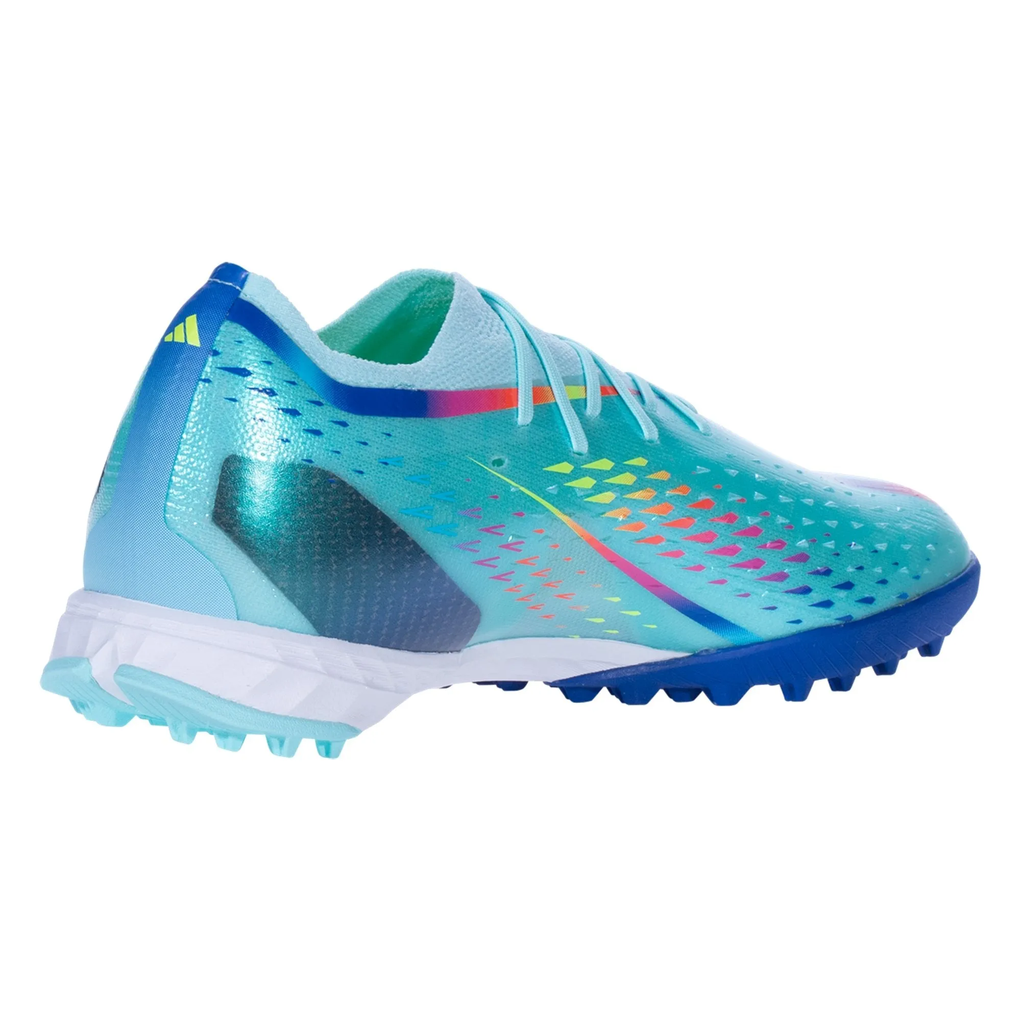 adidas X Speedportal.1 TF Artificial Turf Soccer Shoe - Clear Aqua/Solar Red/Power Blue