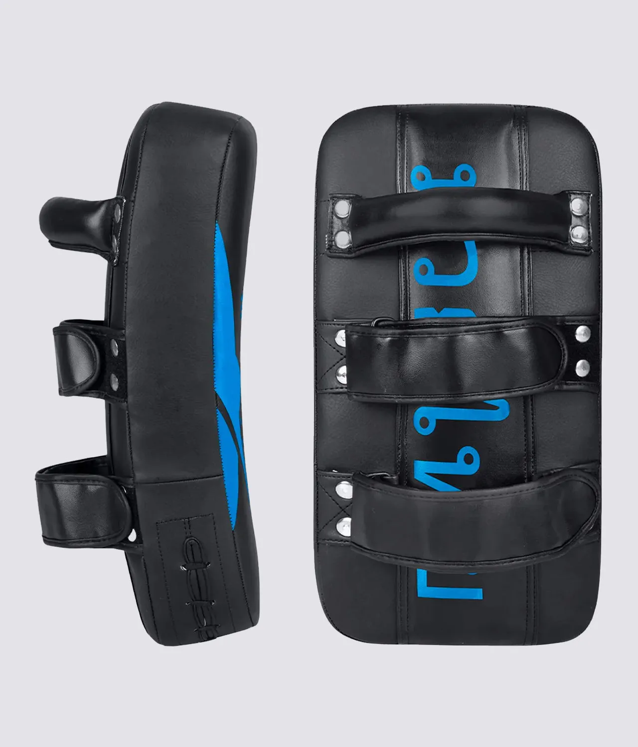 Adults' Black/Blue Muay Thai Kick Pad