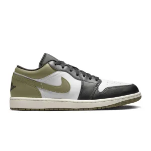 AIR JORDAN 1 LOW BLACK TOE MEDIUM OLIVE