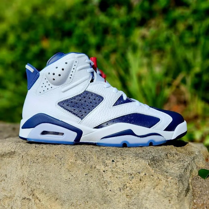 Air Jordan 6 Retro "White and Midnight Navy"