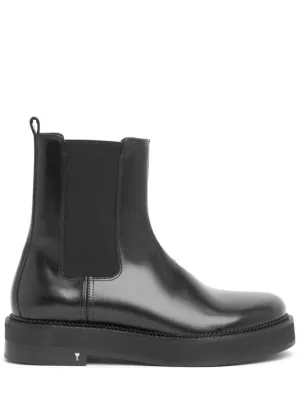 AMI Paris   Anatomical toe Chelsea boots 