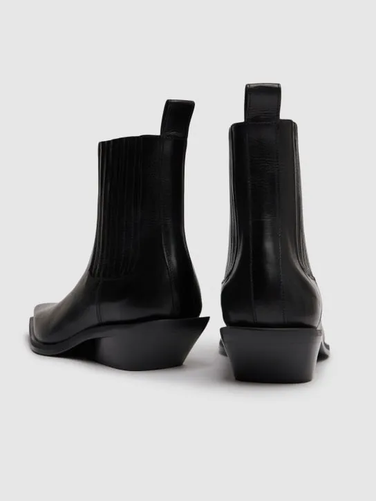 Ann Demeulemeester   Harper medium heel pointy Chelsea boots 