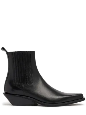 Ann Demeulemeester   Harper medium heel pointy Chelsea boots 