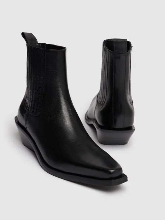 Ann Demeulemeester   Harper medium heel pointy Chelsea boots 