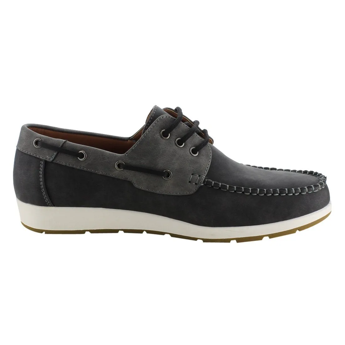 Arider AG63 Men's Moc Toe Boat Shoes Lace Up Casual Oxfords