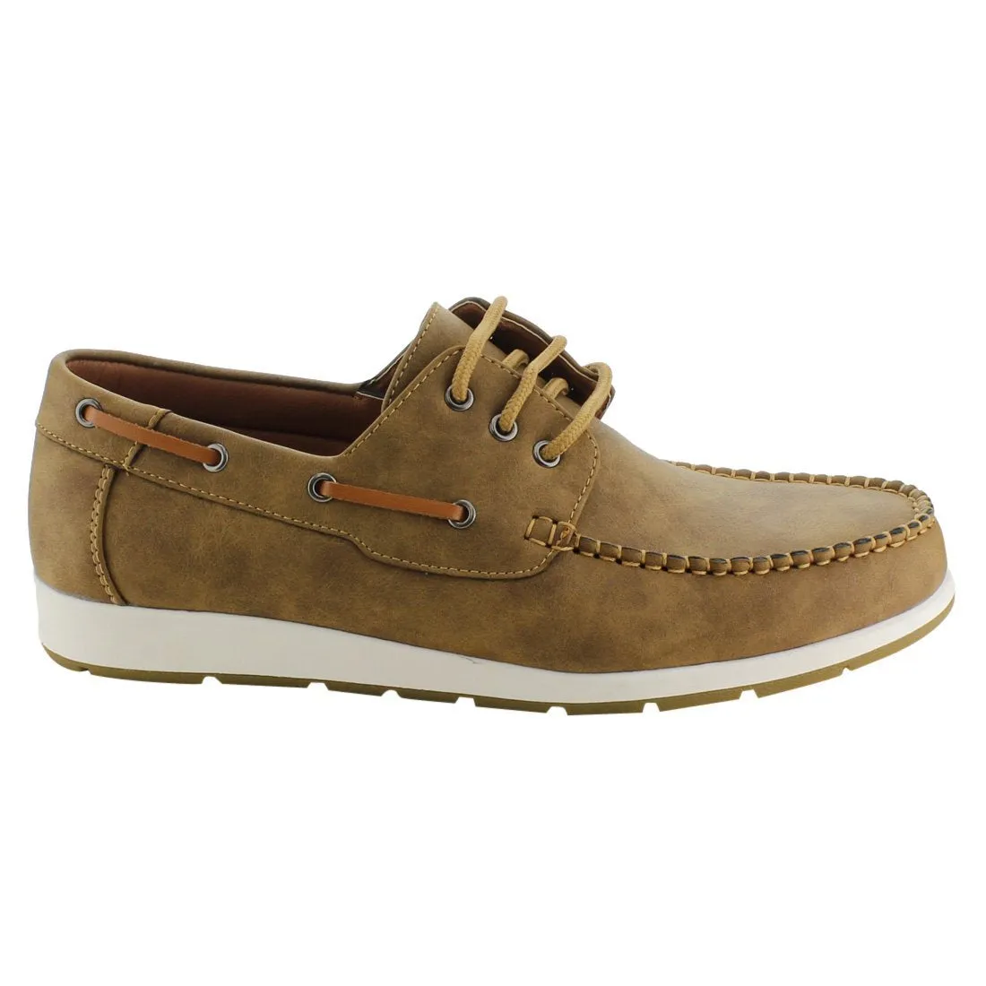 Arider AG63 Men's Moc Toe Boat Shoes Lace Up Casual Oxfords