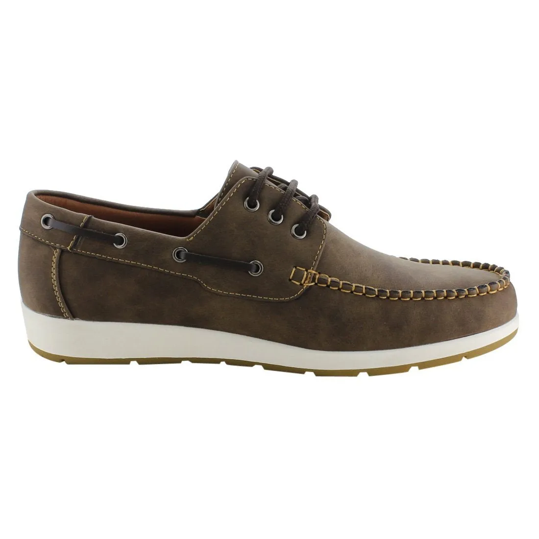 Arider AG63 Men's Moc Toe Boat Shoes Lace Up Casual Oxfords