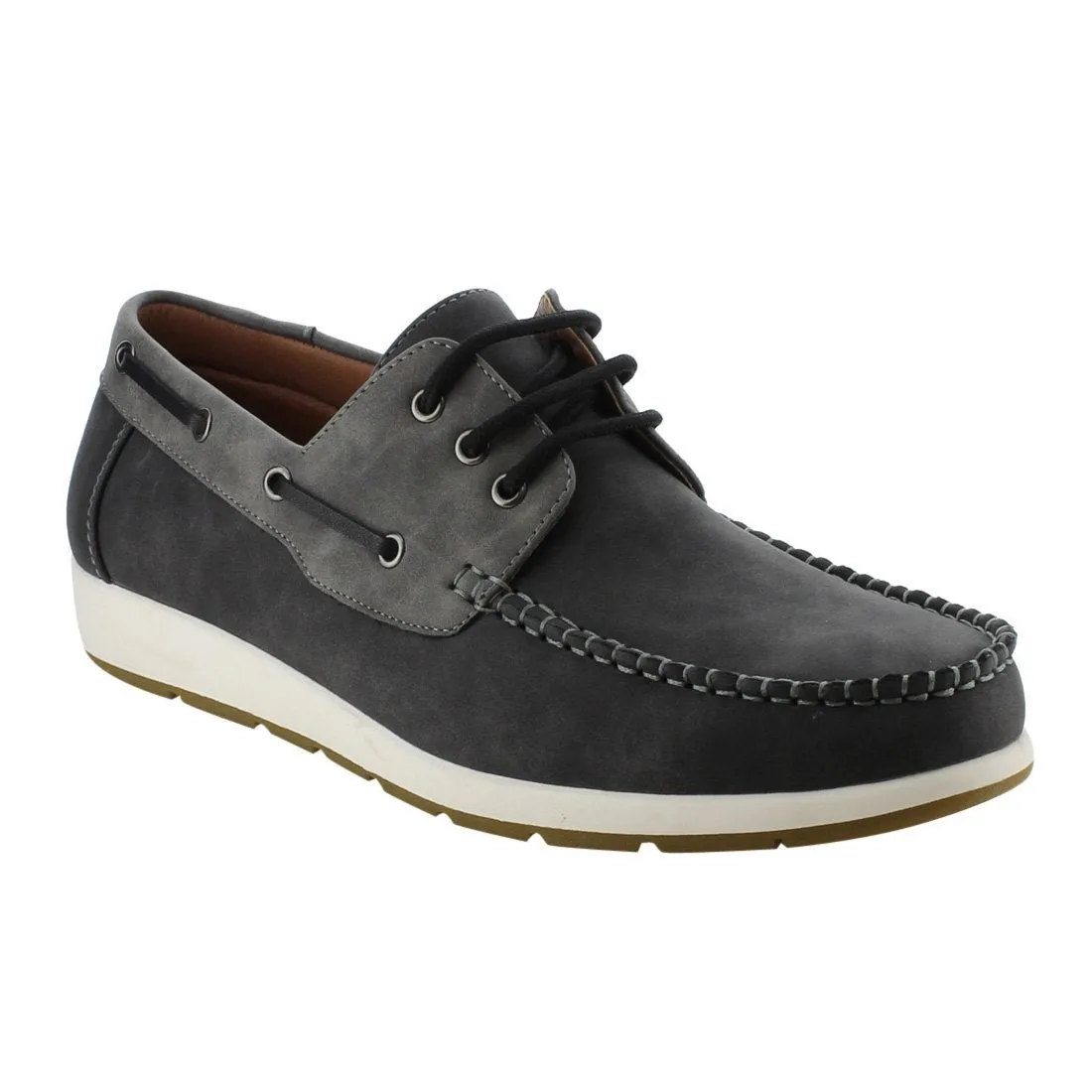 Arider AG63 Men's Moc Toe Boat Shoes Lace Up Casual Oxfords