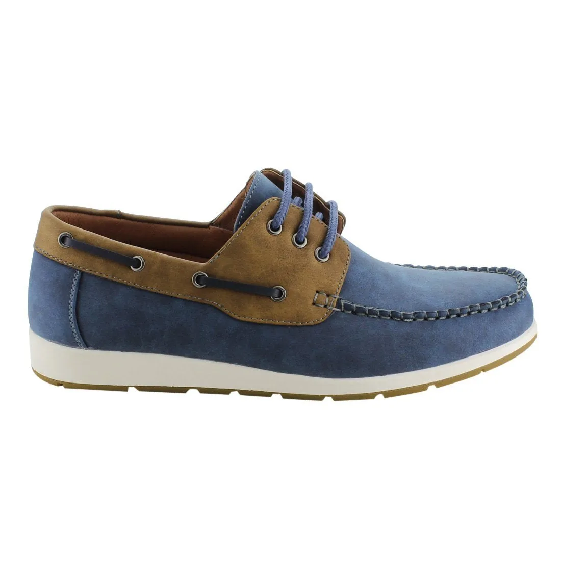 Arider AG63 Men's Moc Toe Boat Shoes Lace Up Casual Oxfords