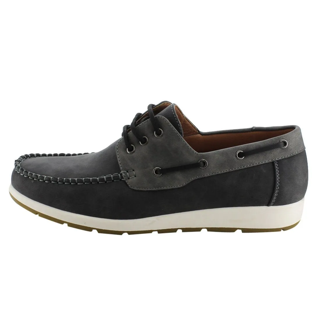 Arider AG63 Men's Moc Toe Boat Shoes Lace Up Casual Oxfords