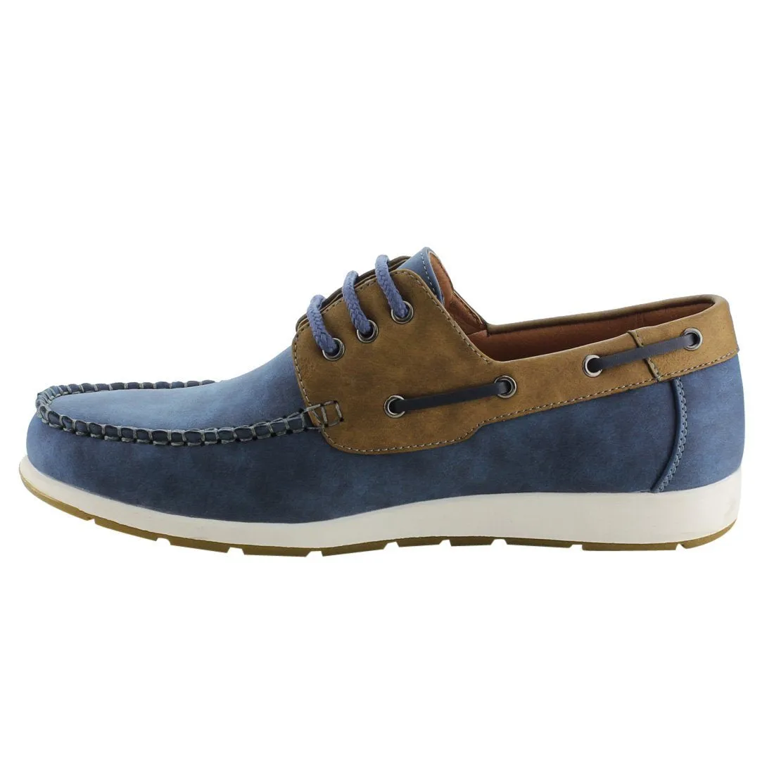 Arider AG63 Men's Moc Toe Boat Shoes Lace Up Casual Oxfords