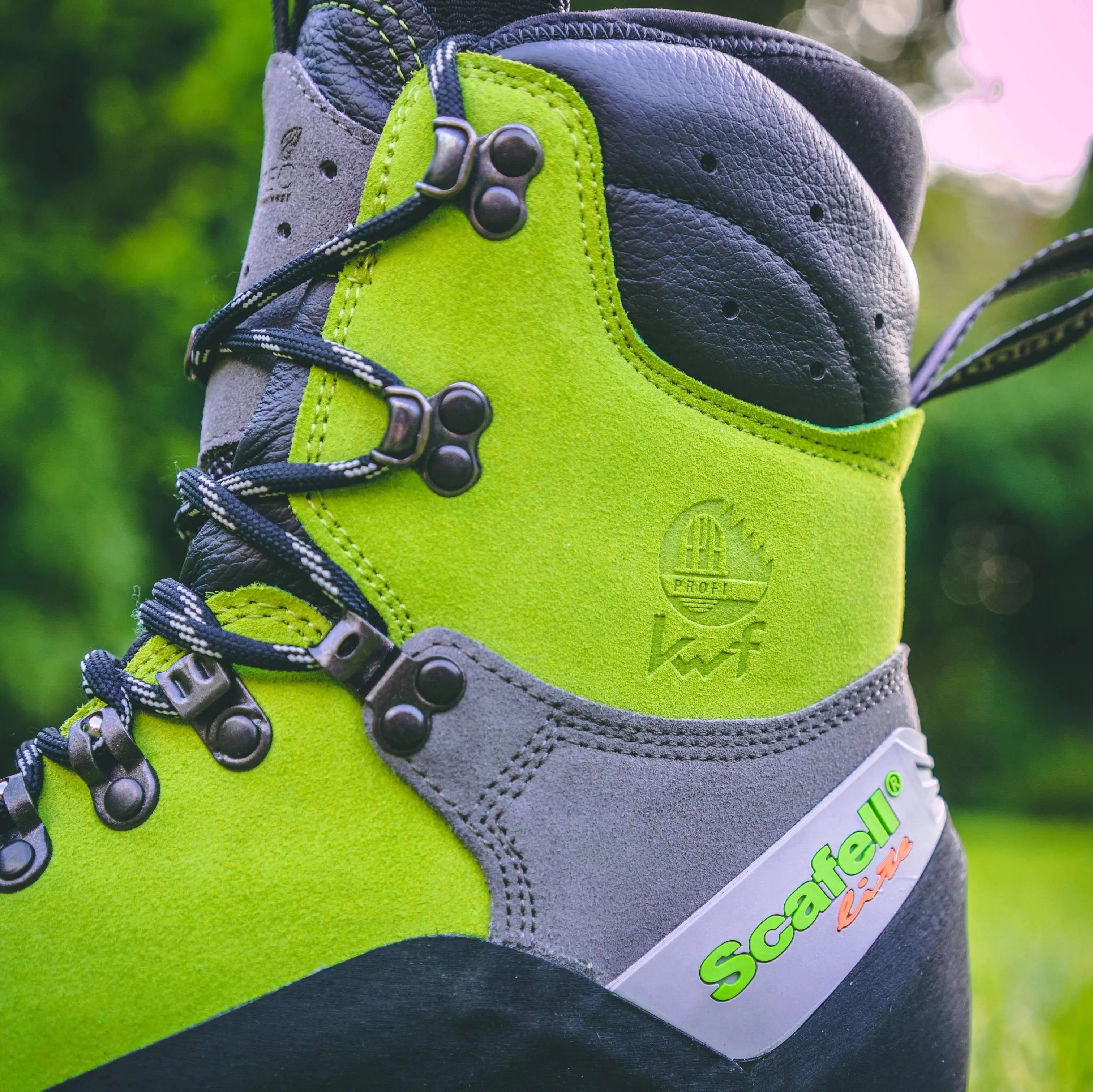 AT33000 - Scafell Lite Class 2 Chainsaw Protection Boot  - Lime