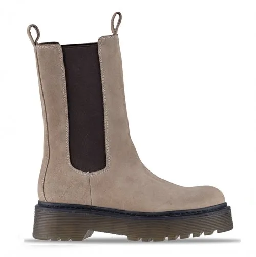 Babouche chelsea boots beige