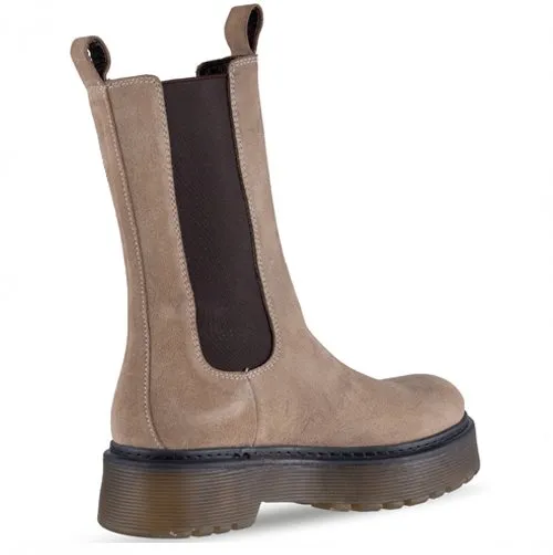 Babouche chelsea boots beige