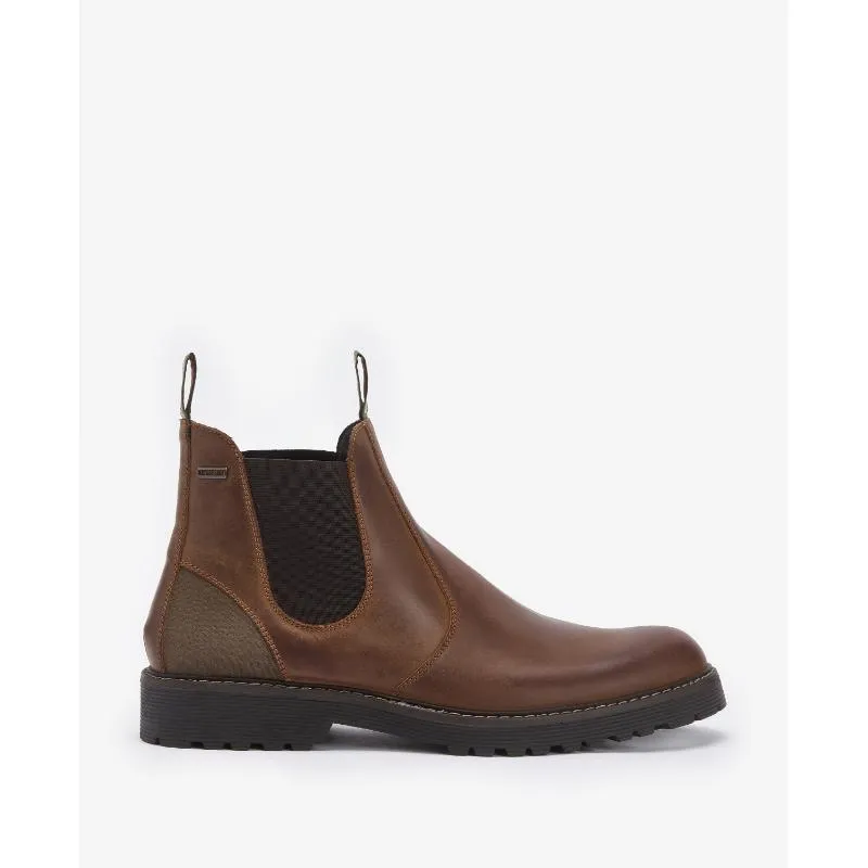 Barbour Patton Mens Chelsea Boot - Teak