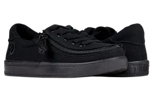 Billy Kid's Black to the Floor Canvas BILLY Classic Lace Lows