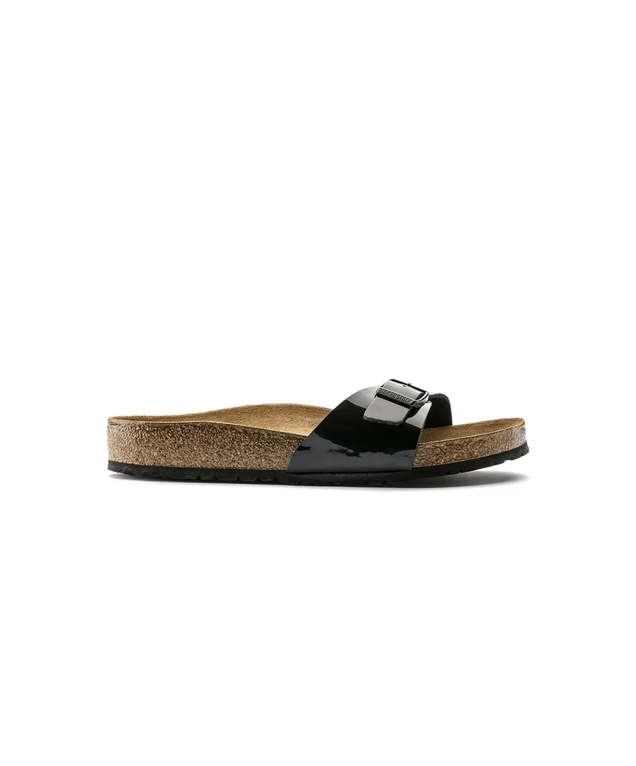 Birkenstock Madrid Birko-Flor Black Patent Sandals