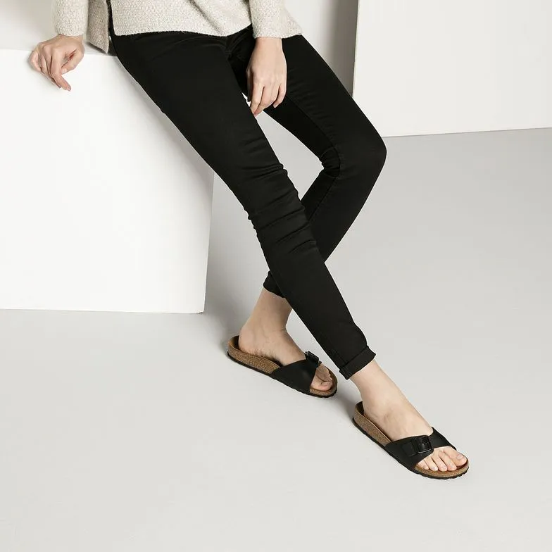 Birkenstock Madrid Birko-Flor Black Sandals