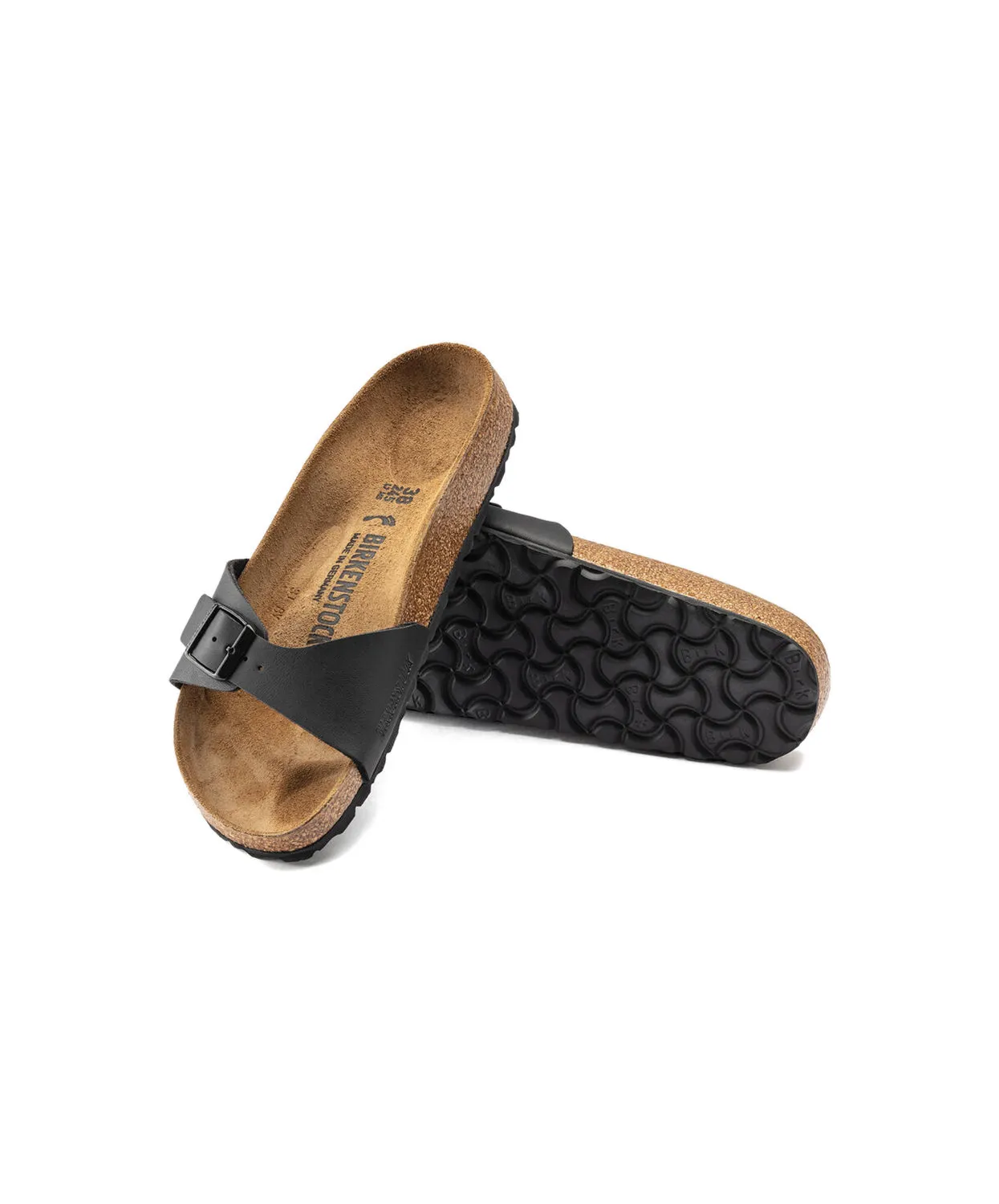 Birkenstock Madrid Birko-Flor Black Sandals