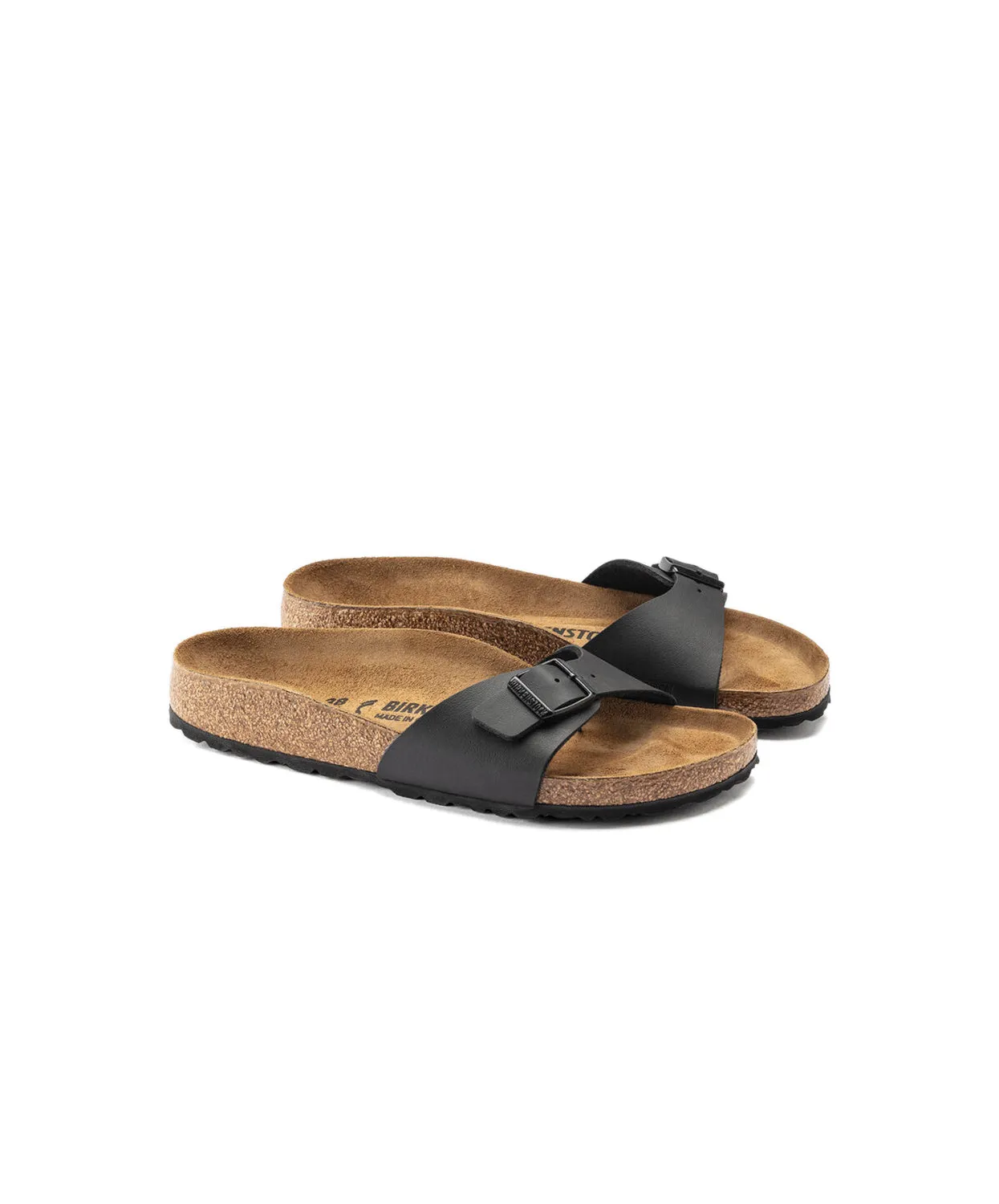 Birkenstock Madrid Birko-Flor Black Sandals