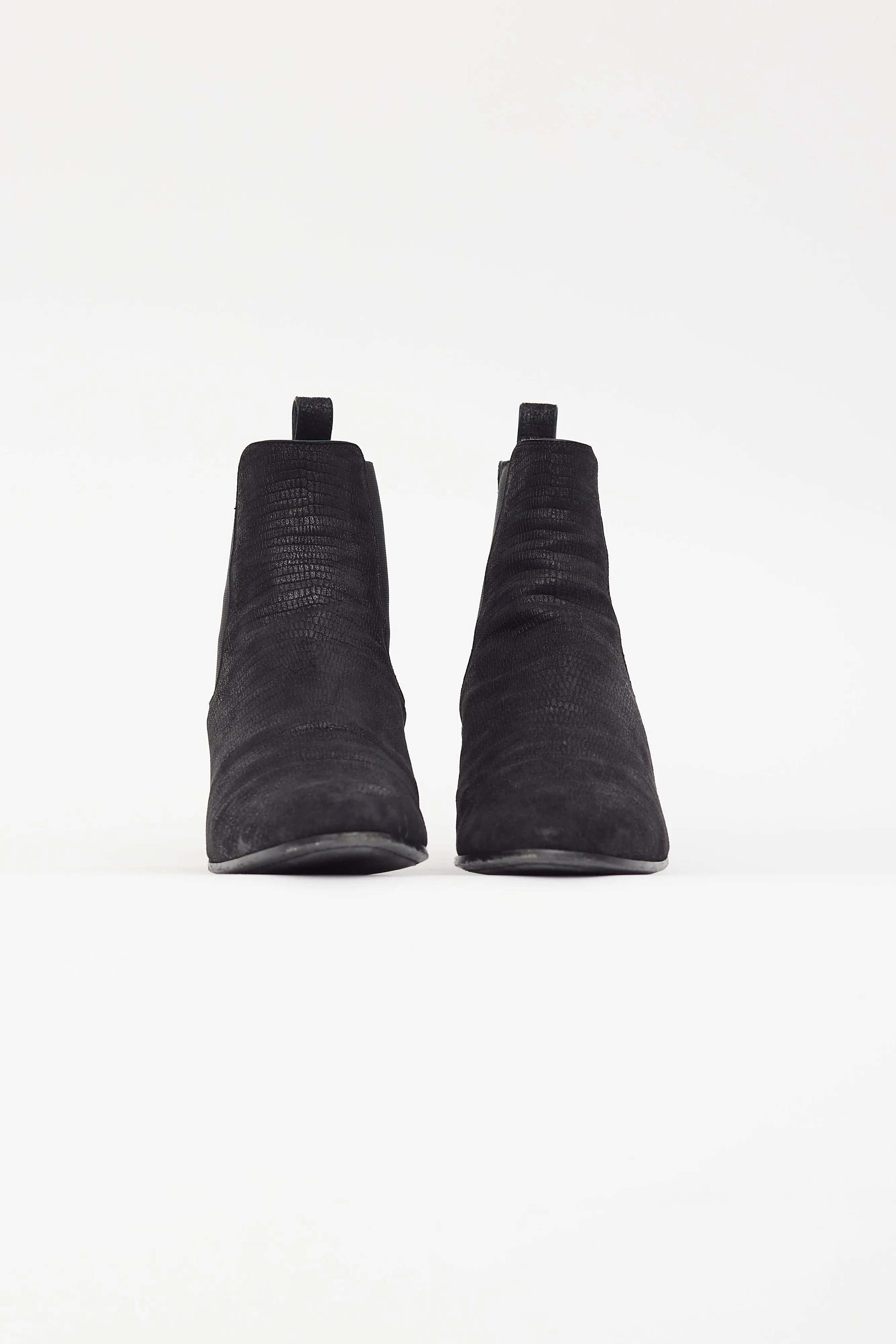 Black Suede Wyatt Chelsea Boot