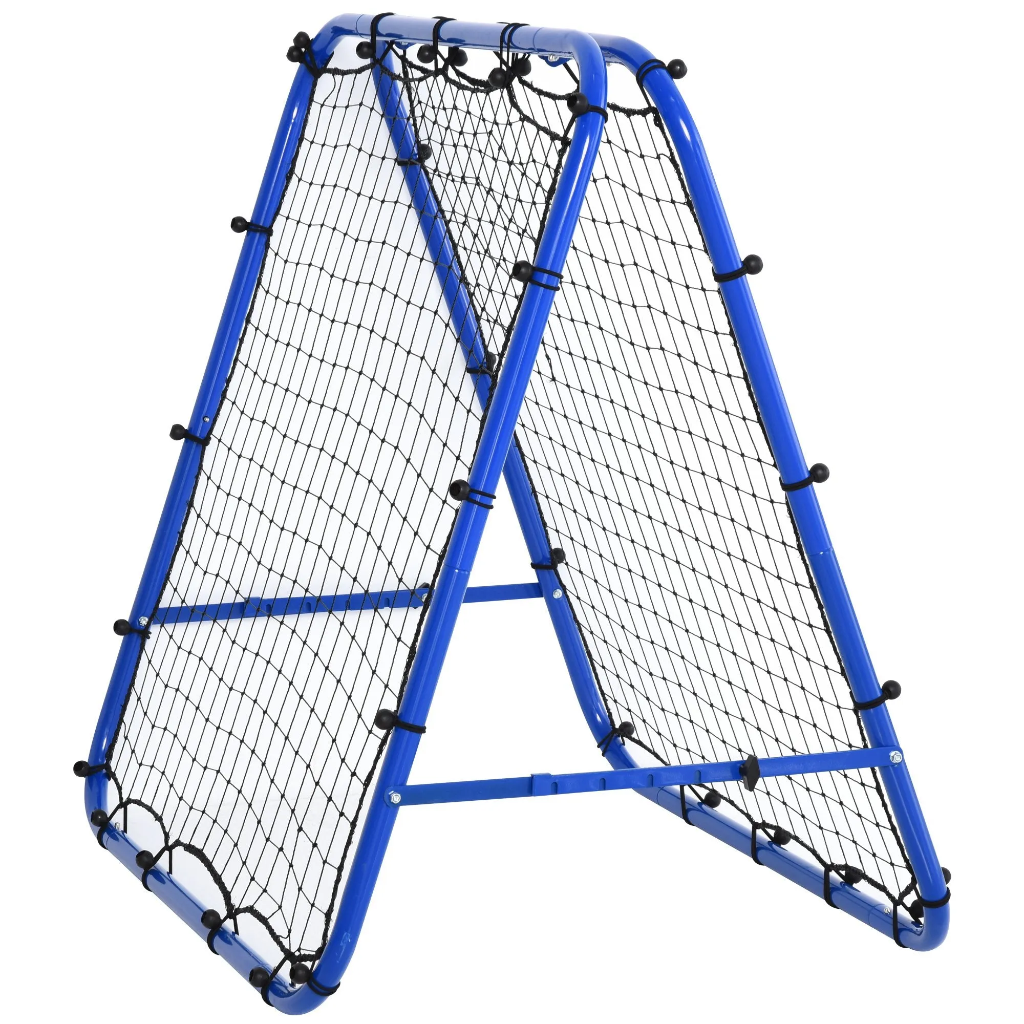 Blue Football Rebounder Net