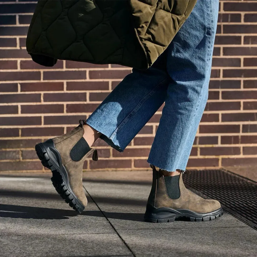 Blundstone 2239 Brown Slip On Lug Sole Chelsea Boots