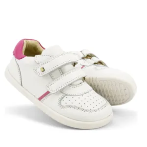 Bobux Kids IWalk IW Riley Sneaker White Pink 638108