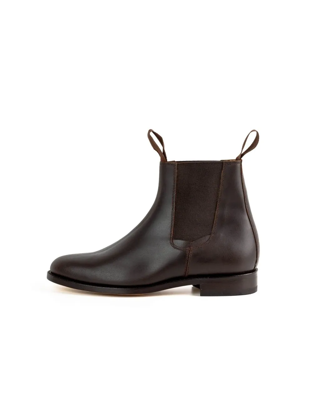 Boots chelsea cuir noir artisanales