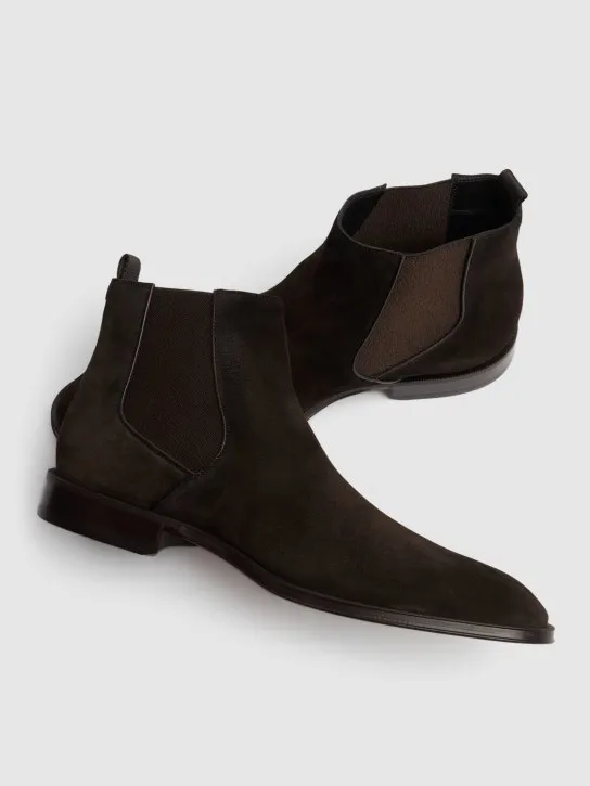 Boss   Derrek suede Chelsea boots 