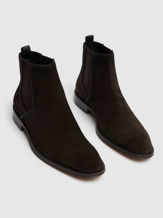 Boss   Derrek suede Chelsea boots 