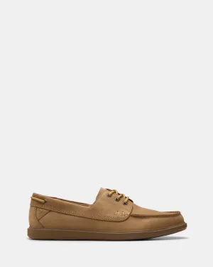 Bratton Boat Dark Sand Nubuck