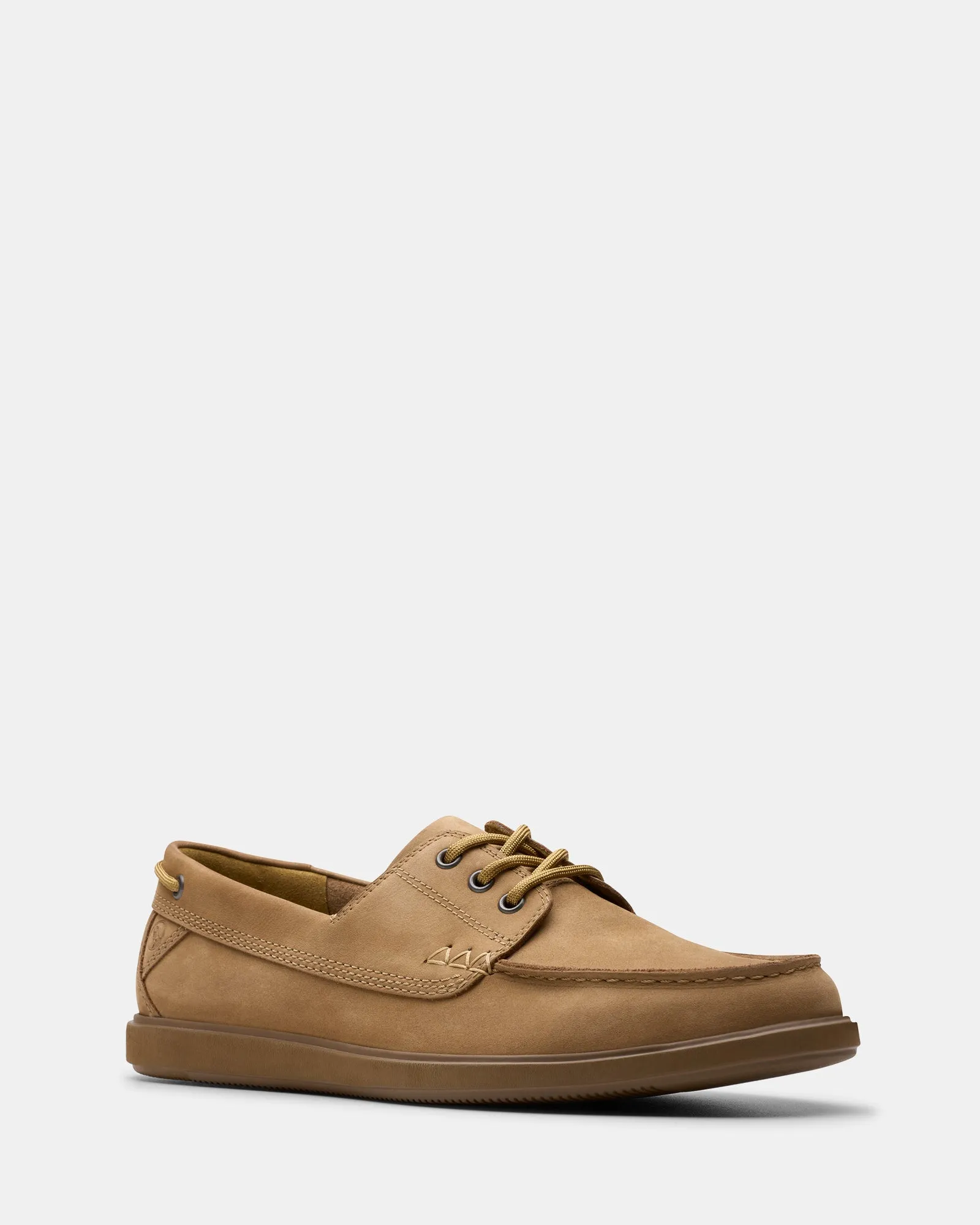 Bratton Boat Dark Sand Nubuck