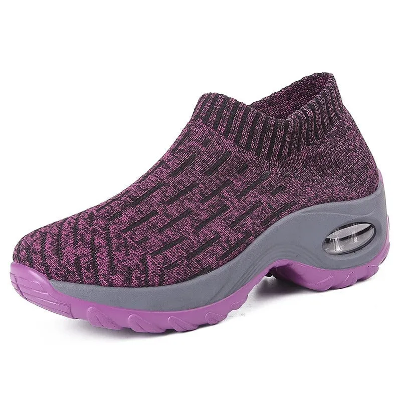 Breathable Mesh Walking Shoes for Women